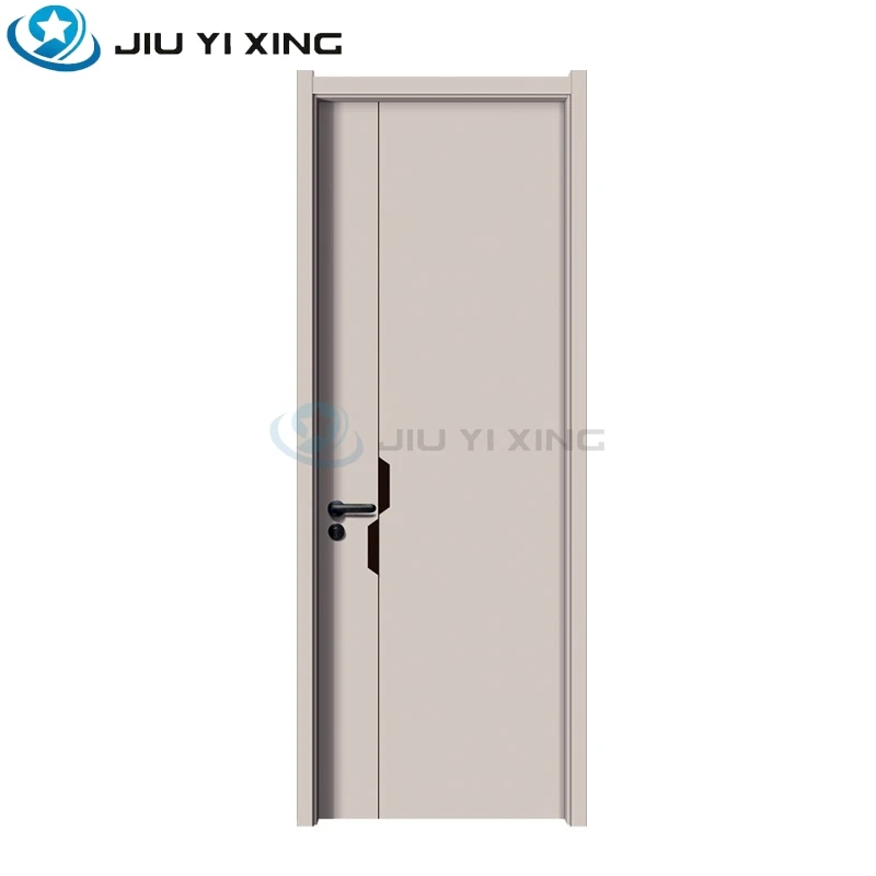 Full WPC Door Customized Size 2050Mm / 2200Mm  And Design Flush Door Interior Door For Villa School Hotel Office