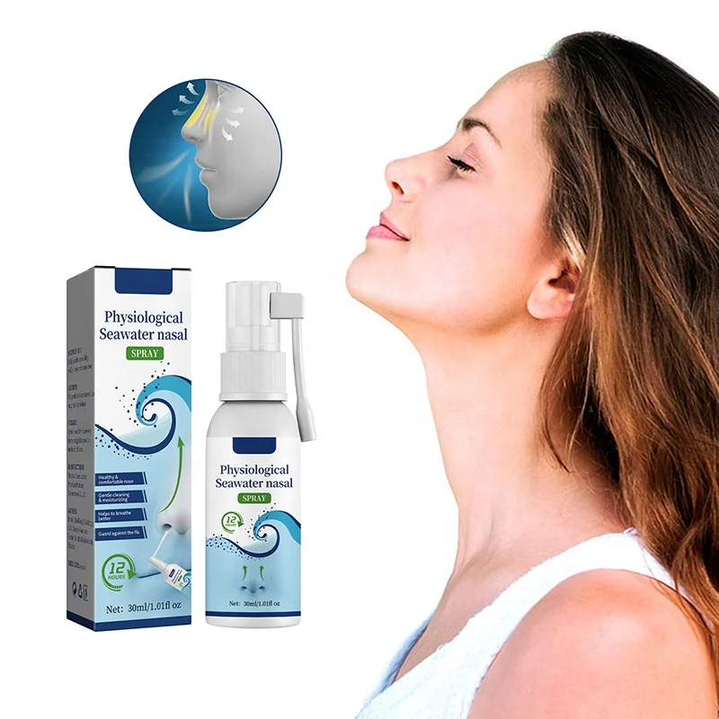 saline nasal moisturizing spray physiological seawater nasal spray relieve nighttime stuffiness great for air travel dry