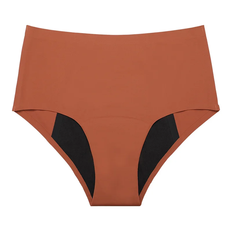 OEM custom Seamless leakproof panties Organic cotton menstrual underwear anti-side leakage heavy flow period panties