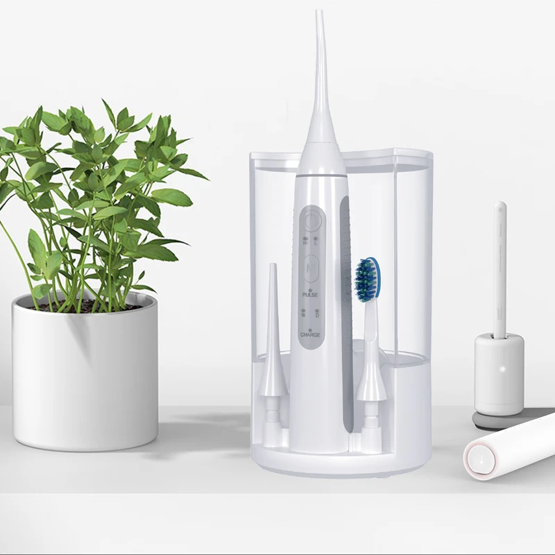 2 in 1 Oral Care Device Cordless Teeth Travel  Custom Portable Water Flosser with 3 Water Pressure Mode