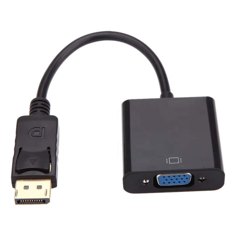 Displayport DP To VGA Adapter Converter Cable For Macbook To HDTV