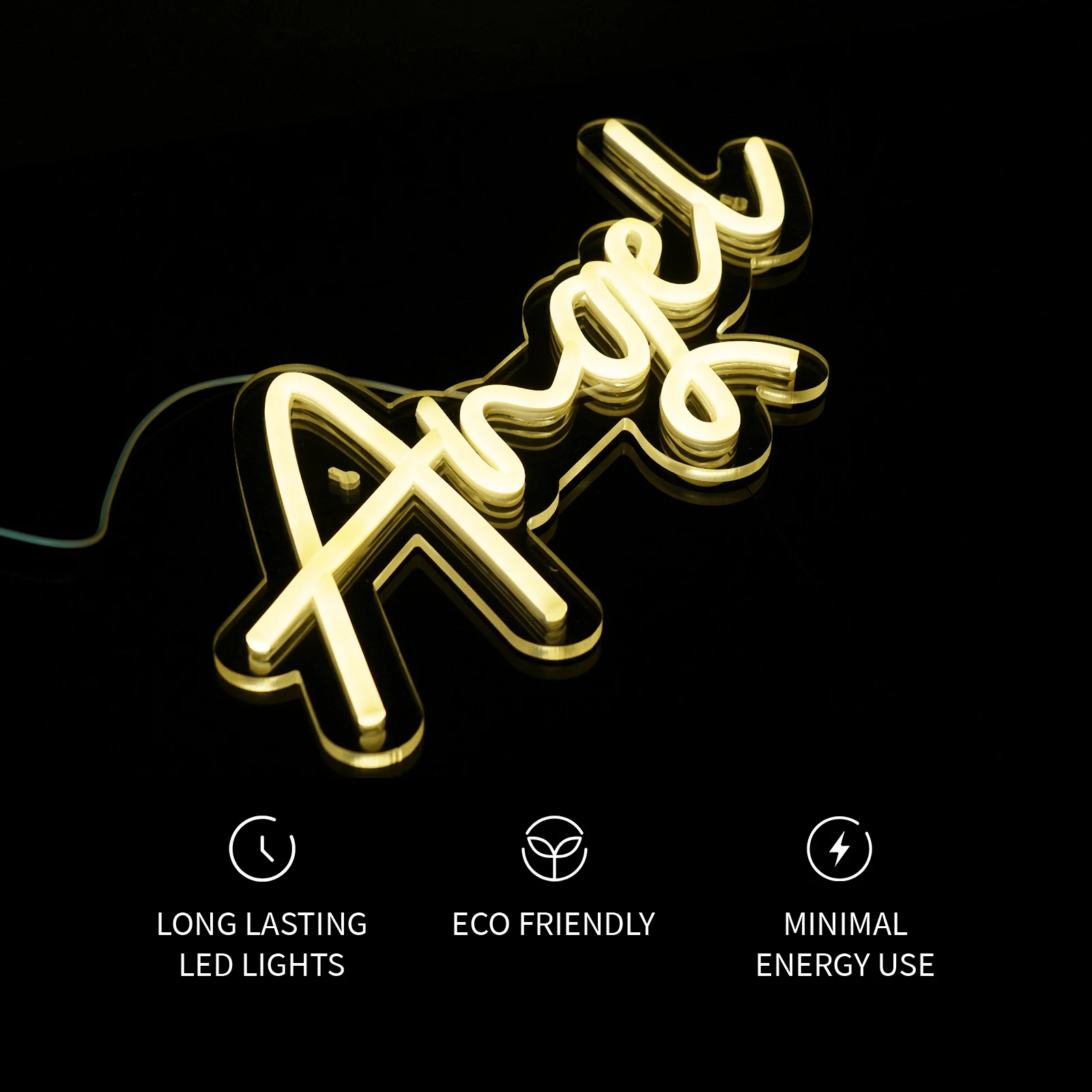 Dropshipping NO MOQ Customized Happy Birthday Neon Sign Letter For Birthday Decor