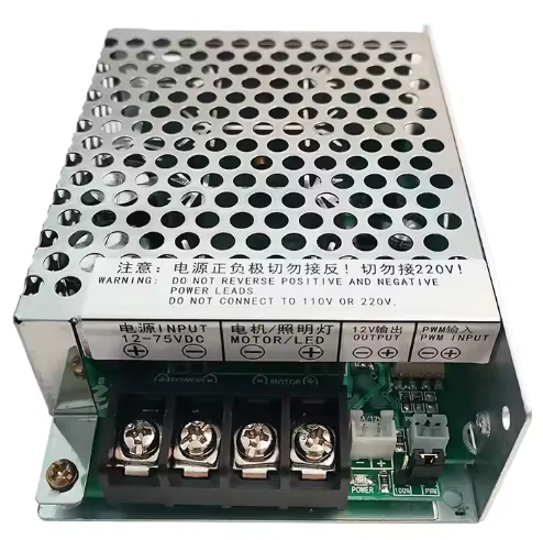 ZK-SMG 12-75v High Power 30A Breeding Lamp LED Motor Driver Module Controller Stepless Dimming Speed Regulation