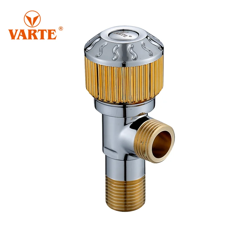 
ABS Plastic Handle Kitchen Faucet Silvery Iron Forged Brass angle Stop Cock Angle Valve 