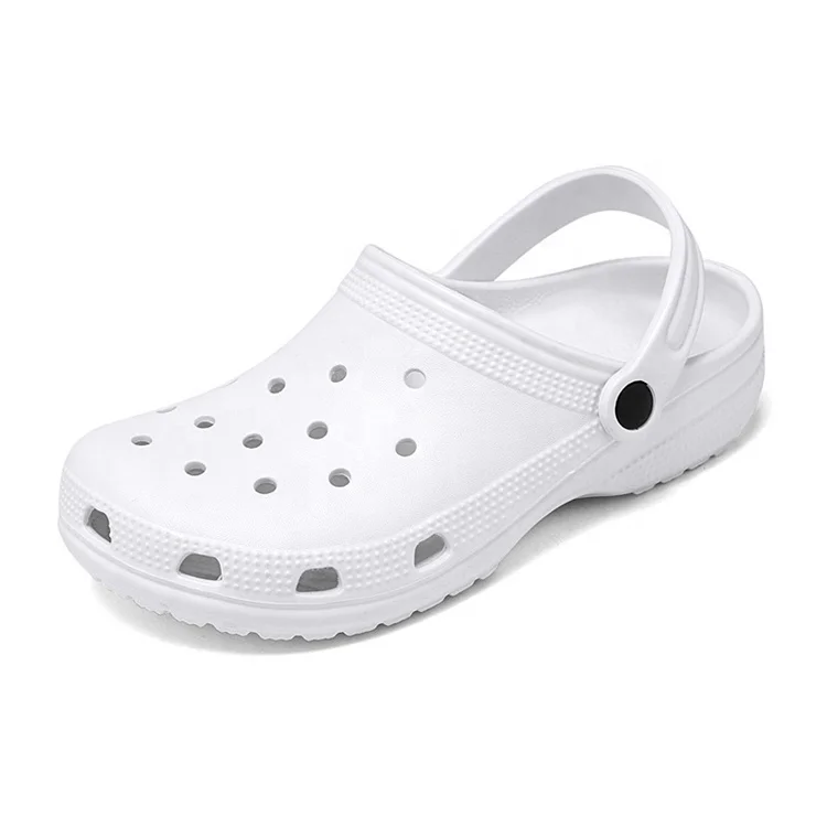 Custom logo high quality low MOQ thick sole unisex classic design sports lightweight beach men women clog shoes sandal slippers