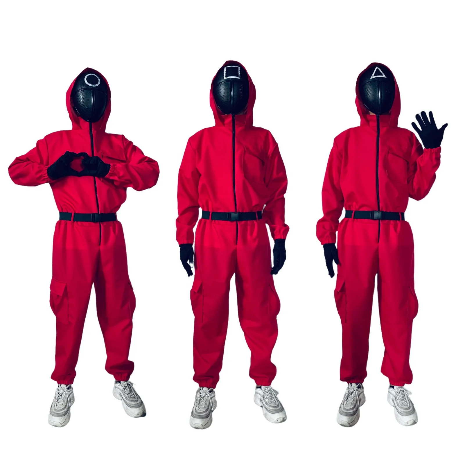Cosplay Jacket Suit Costume Shirt Masque Tracksuit  Costume T shirt Track T-Shirt Clothes Squid Game Costume