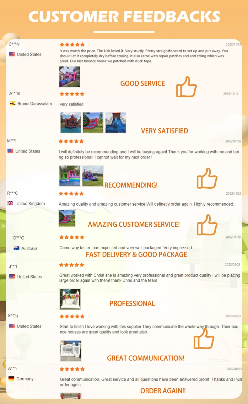 customer feedbacks