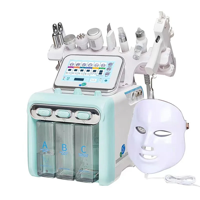 7 in 1 Multi-functional H2o2 Hydra beauty facial Beauty Machine High Frequency Microdermabrasion For Skin Rejuvenation