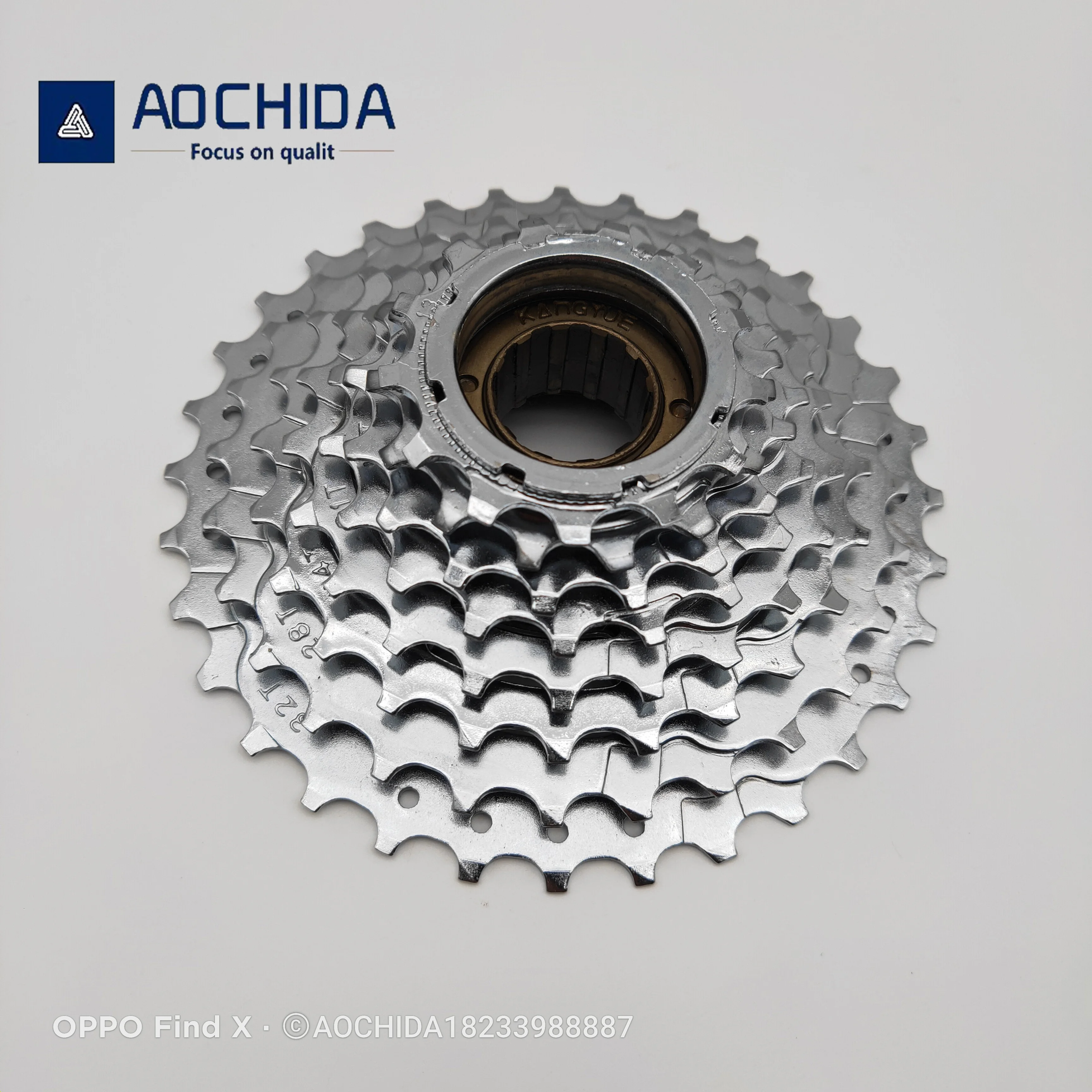 13t-32t rotary positioning electroplating bicycle free wheel highway bicycle high quality bicycle flywheel 8-speed bright color