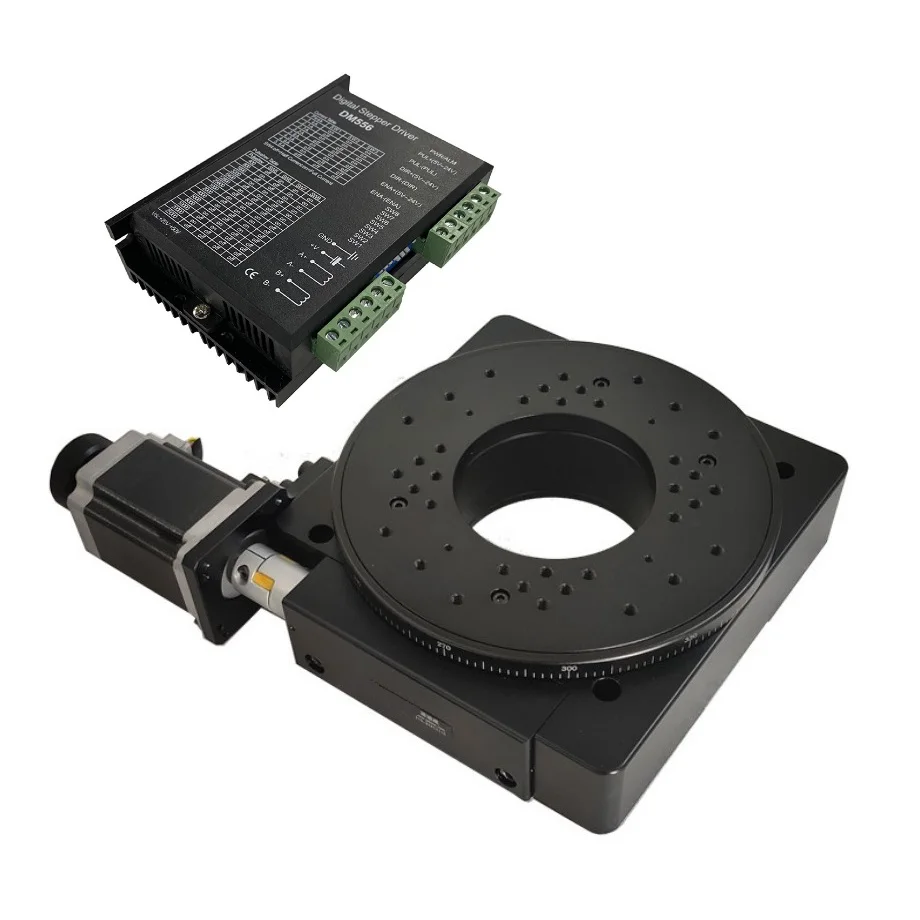 200 мм Диаметр высокоточные весы с разделением на 360 градусов поворотный стол червячная шестеренчатая электрическая ЧПУ индексирующая платформа заготовки