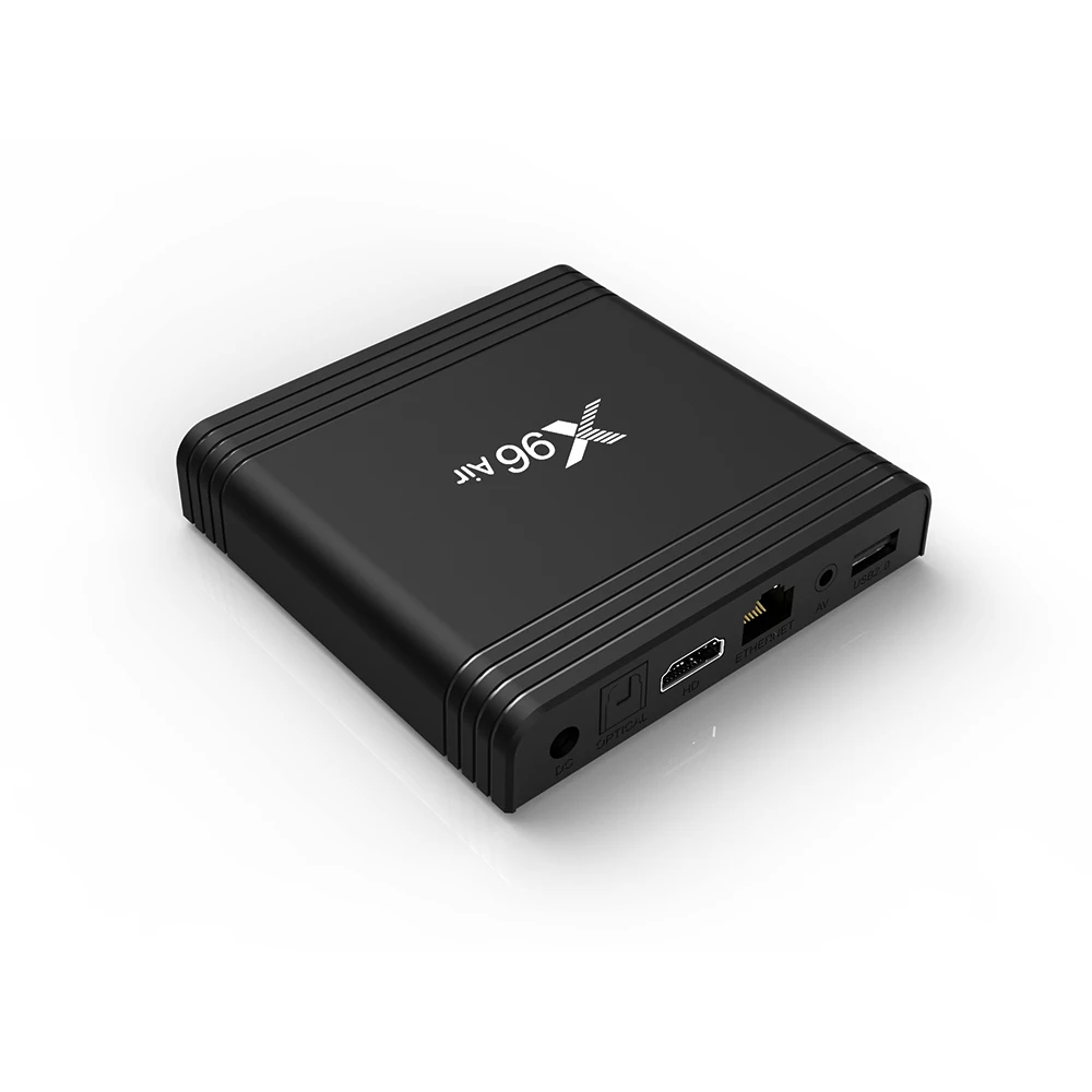  ТВ-приставка x96 air с четырехъядерным процессором Amlogic S905X3 Android 9 0 2 Гб ОЗУ 16 ПЗУ 8K Full HD x96air