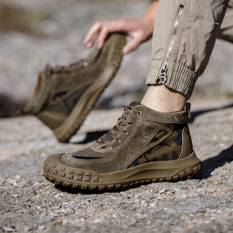 Dinggu New Style Work Security Toe Shoes Working Sneaker Safety Shoes men Anti-smashing Steel function shoes for Men