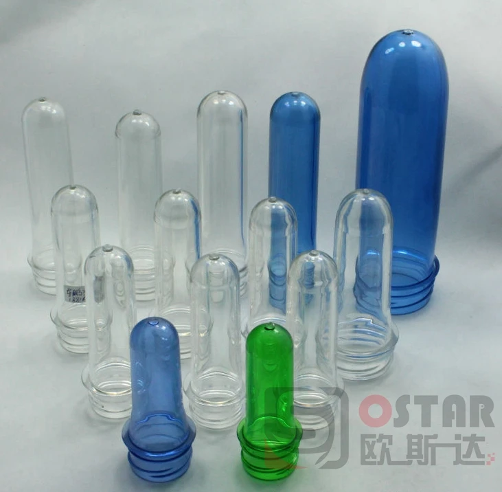 18g 21g 45g PCO28 30mm neck PET bottle capsules preform tube injection molding machine price