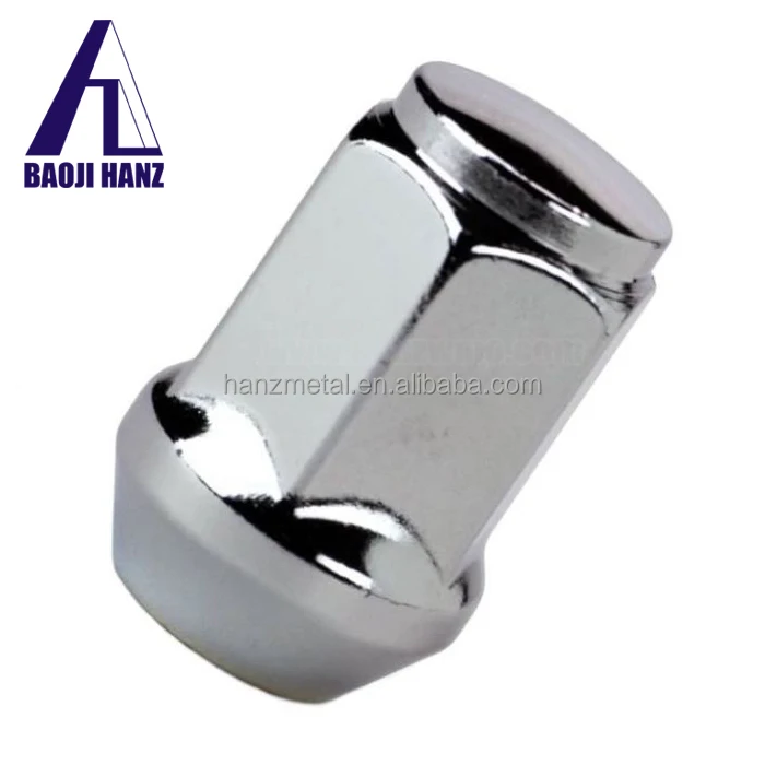 High Strength Customized Automotive 1mm Lock nut M18 M4 M7 M10 Anodized Gr5 titanium lug nut