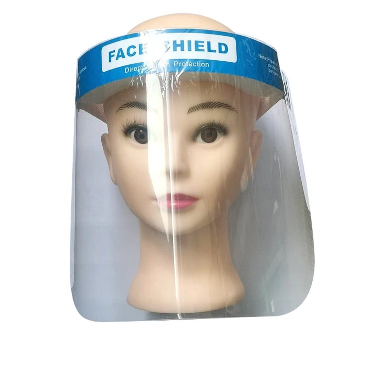 
Transparent Safety Face Shield Full Protection Visor | Adjustable | Easy to Clean | Protective Film MUST Be Peeled Off 