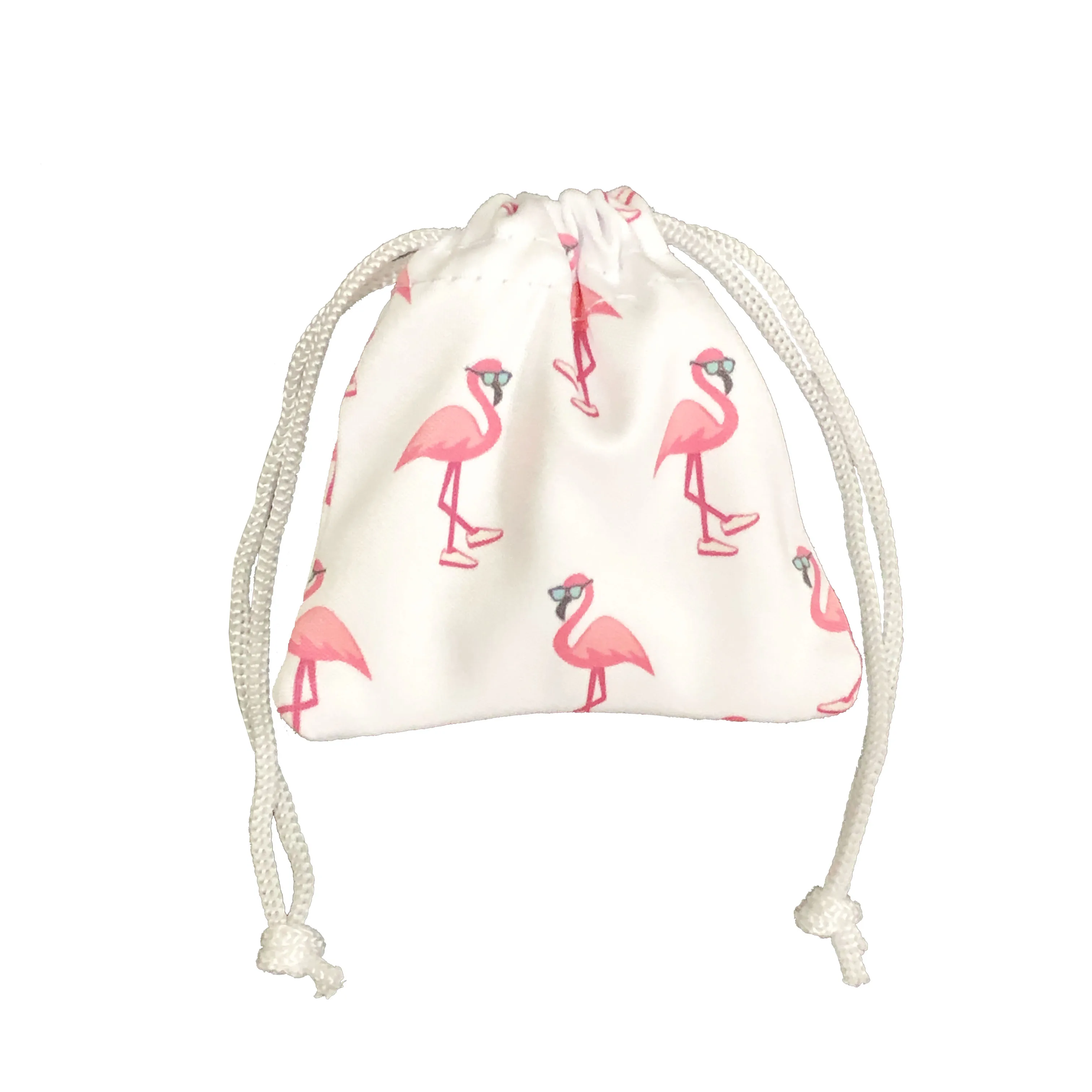 Customized Digital Printing Microfiber Drawstring Eyeglass Lens Pouch