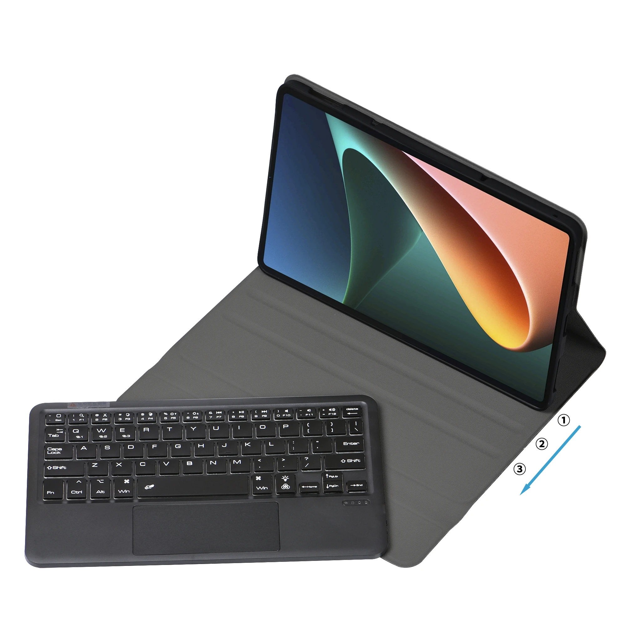 T870 клавиатура для Samsung Galaxy 11 дюймов Волшебная защита Tab S7 Чехол-книжка