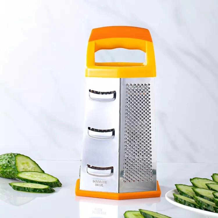 Amazon Самая продаваемая тонировка для кухонный нож из нержавеющей стали с несколькими шесть поверхности пищевых растительных 4 способа Терка коробки Кухонные гаджеты