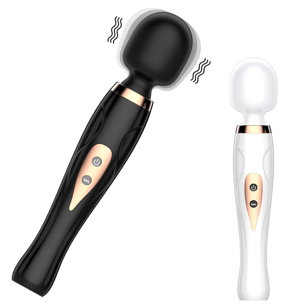 hot selling new silicone big massager vibrator vibrating wand wand massager for stress and pain relief vibration massage stick