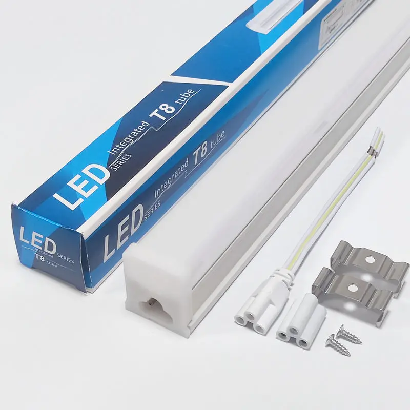 OEM&ODM 2FT 3FT 4FT 18W LED Lamp 220V IC Driver PF0.5 LED Tube Light T5 Plastic PVC Light for Office Warehouse