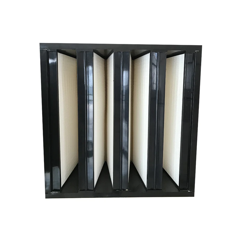 H13 H14 U15 U16 Efficiency V - Cell Plastic Frame Hepa Air Filter