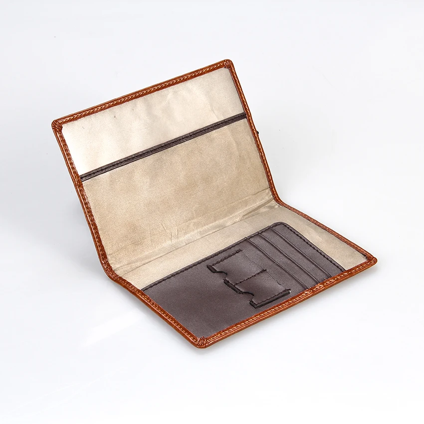 Top Sale Products Handmade Genuine Leather Custom Passport Holder