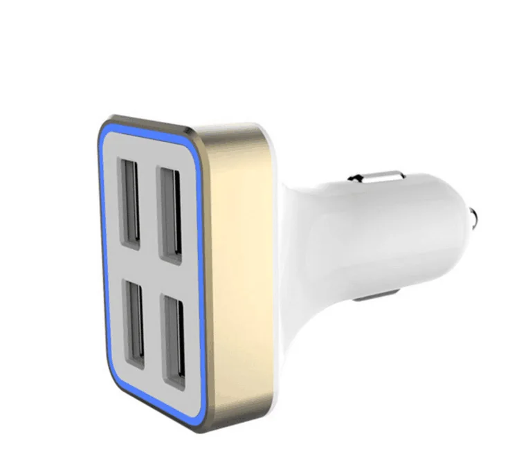 
Cell phone charger smart for 4 ports usb car holder usb charger i phone 7 