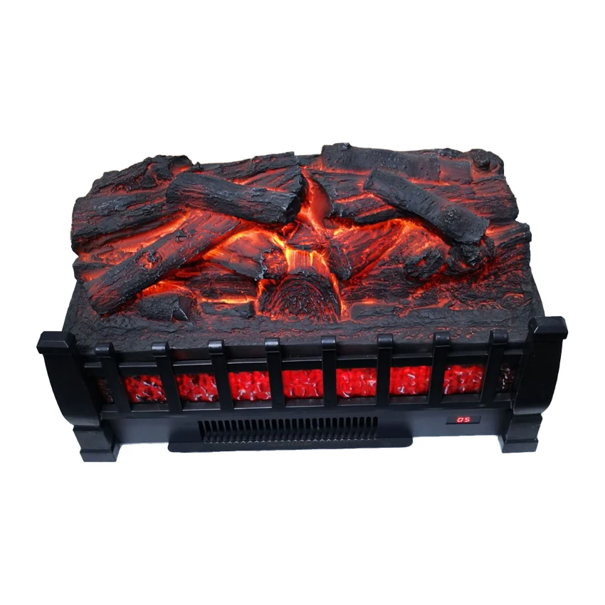 cheap wholesale modern simple style small freestanding electric fireplace with 3d decor fire imitated flame