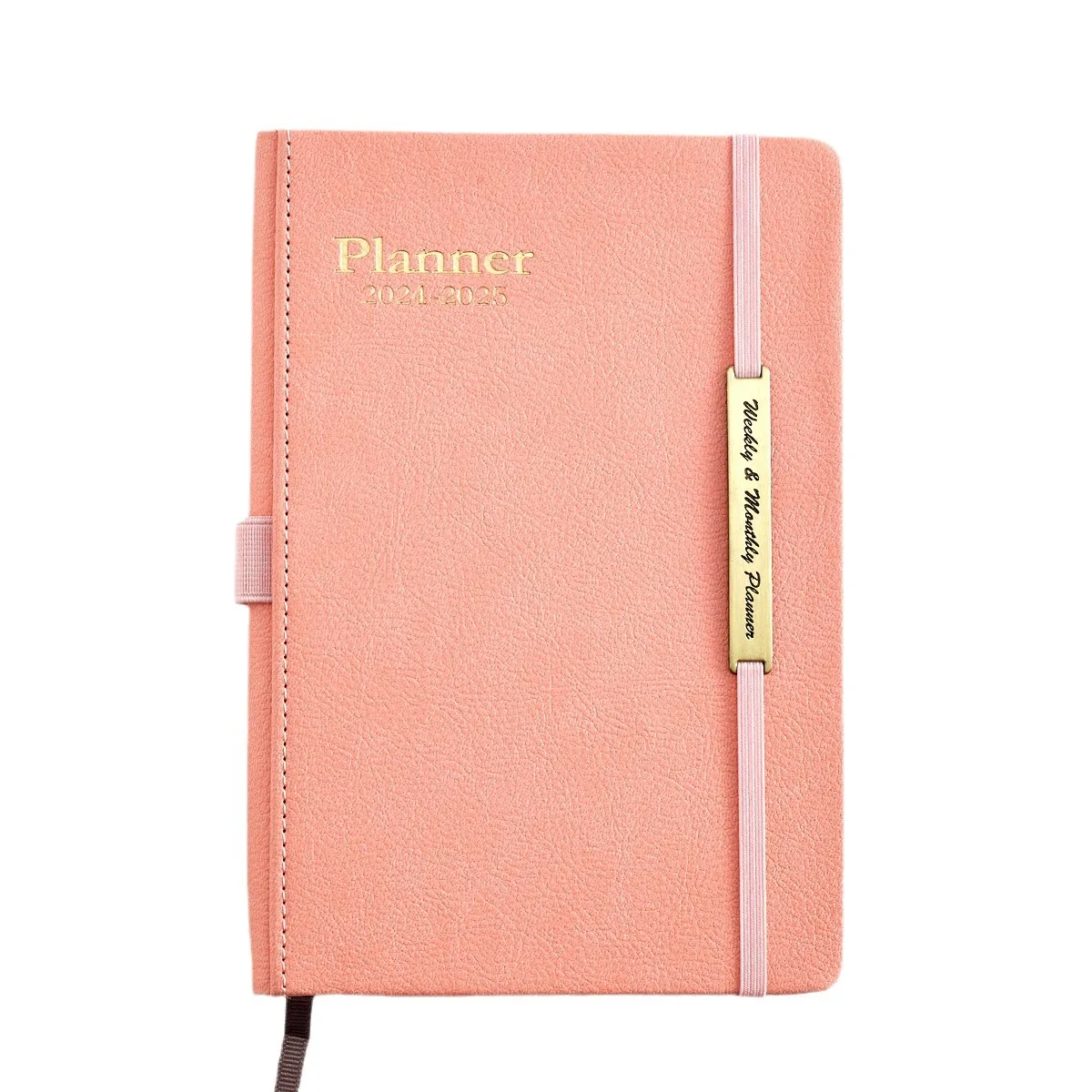 New Arrival 2025 A5 Notebook Journal Calendar Portable Agenda English Schedule Daily Weekly Plan Stationery for School Office