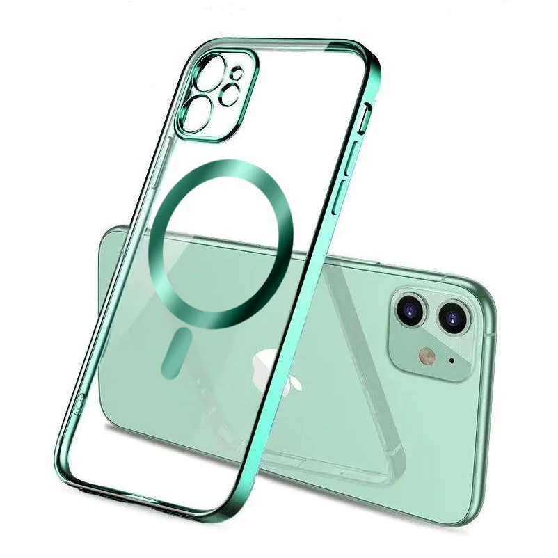 Amazon Black Magnetic TPU Phone Cover magesafe phonecase For iPhone 13 Cover  for iPhone 13 pro max iphone 12 pro max phone case