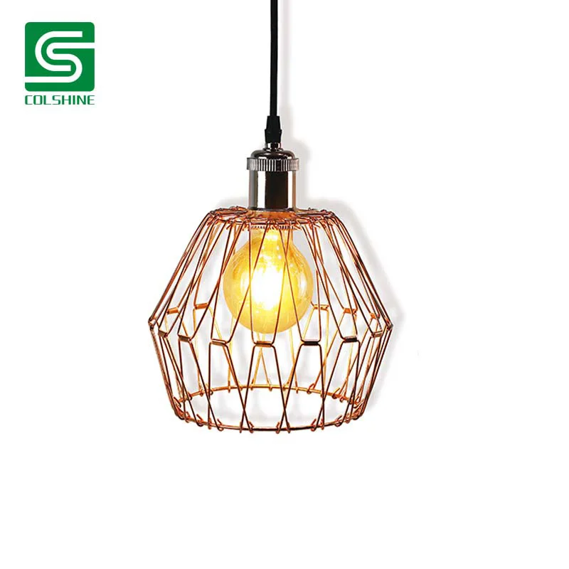 Antique Hanging Lamp Deformable Lampshade Metal Pendant Light Lamp Cover