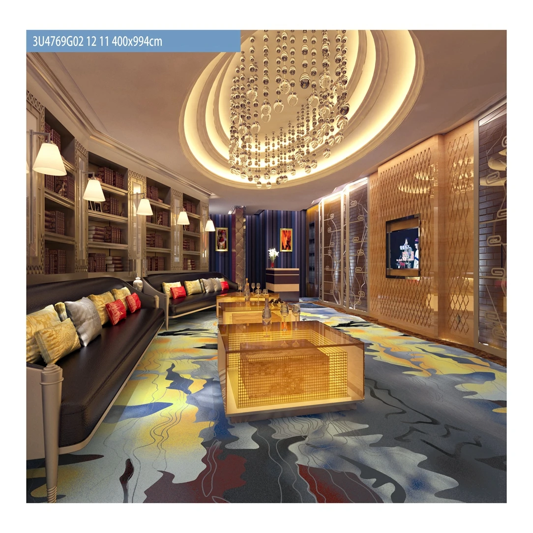 Luxury Design Wall to Wall Wire Wilton Hotel Lobby Carpet