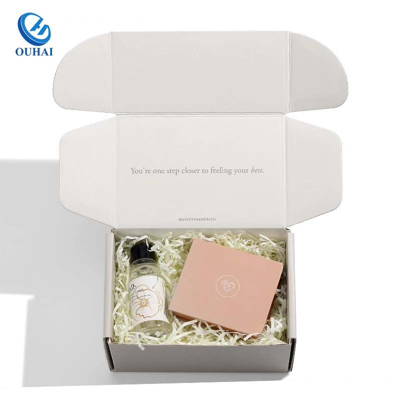 Custom Printing Brand Logo Suit Shirt Shoes Luxury paper Packaging Mailer box recyclable Shipping Paper Box