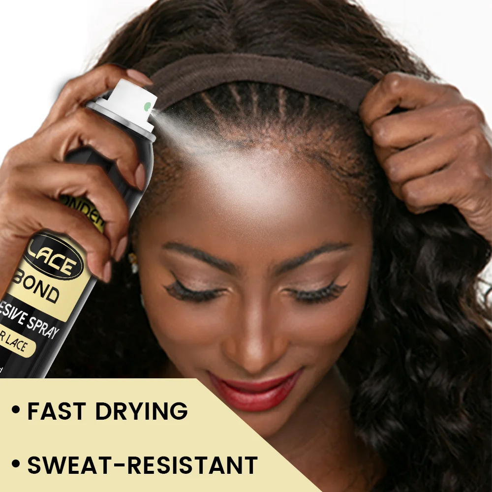 Оптовая продажа от производителя 20X клейкий спрей для кружева ультра-удерживающий клей быстросохнущий