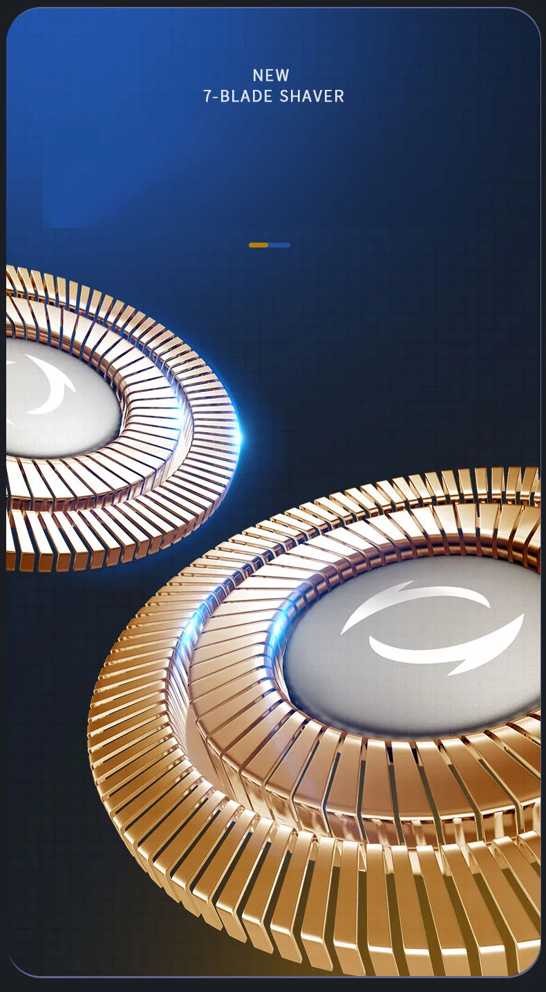 ROZIA  Rechargeable Portable shaving face razor blade usb skull shavers  refreshments razor shaving razor for man 2