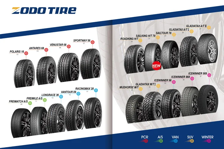 
Gold Supplier ZODO Wholesale Car Tires Van Tyres From China 