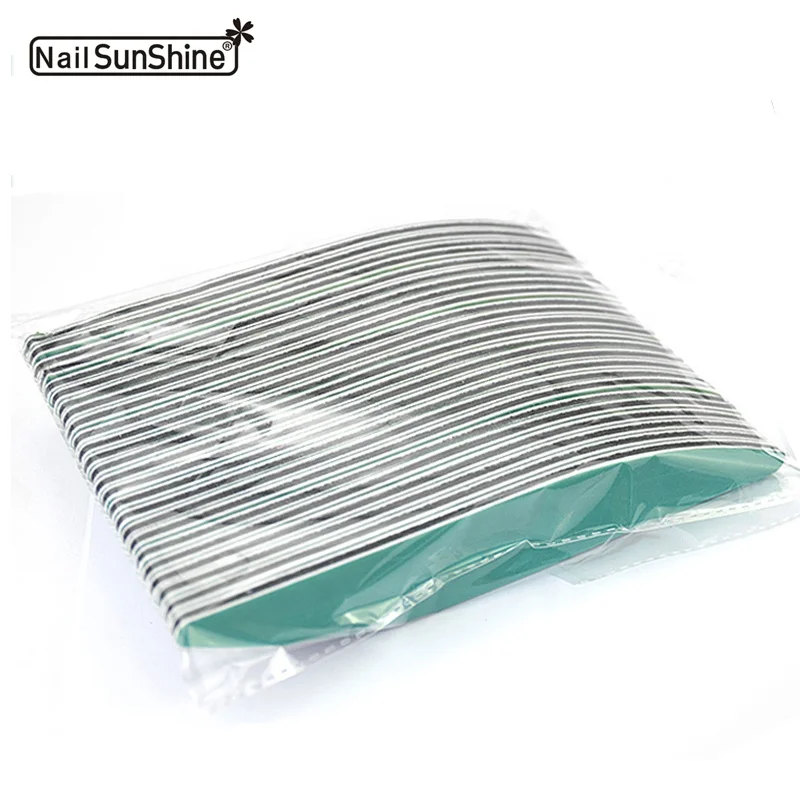 High Grade Quality custom personalized printing Nail file Korea origin Wear-Resistant Sandpaper Green Washable Nail file