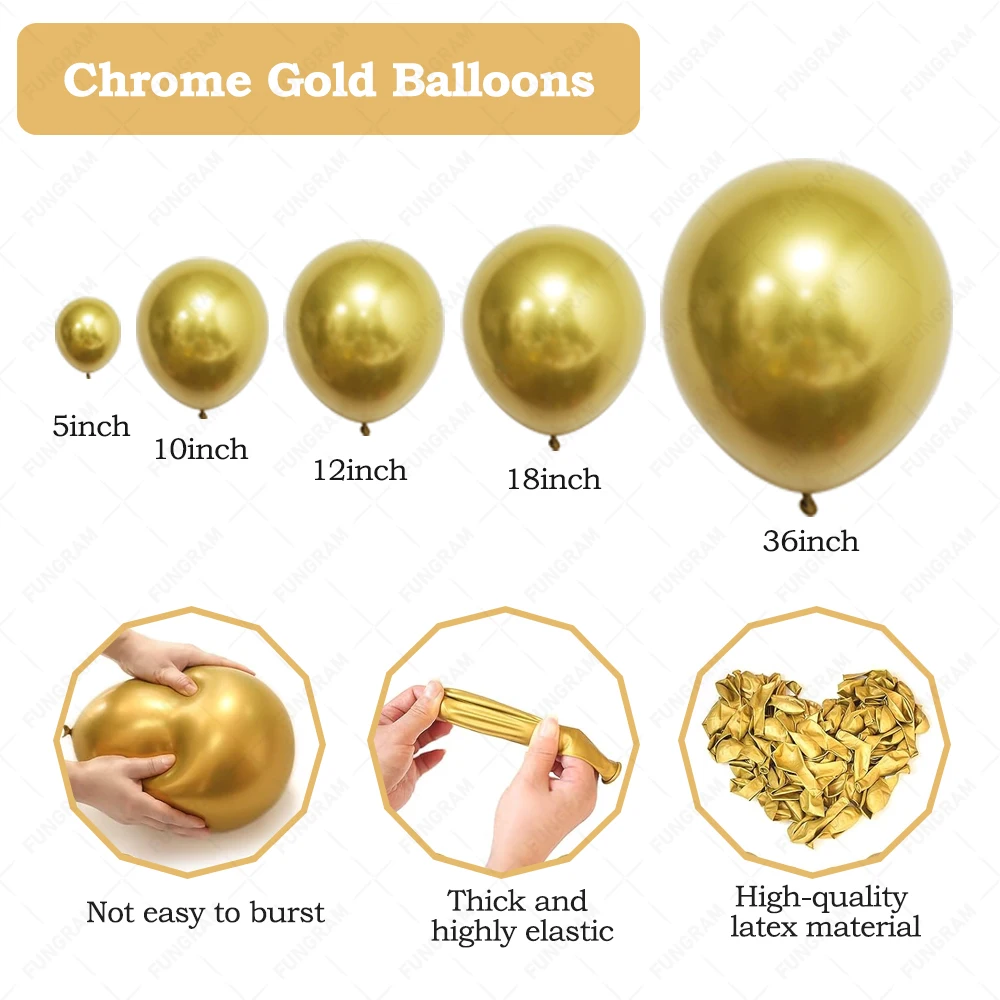 Wholesale Soft Wedding Chrome Latex Balloons 12 inch Globo De Latex Balloons for Party Decoration