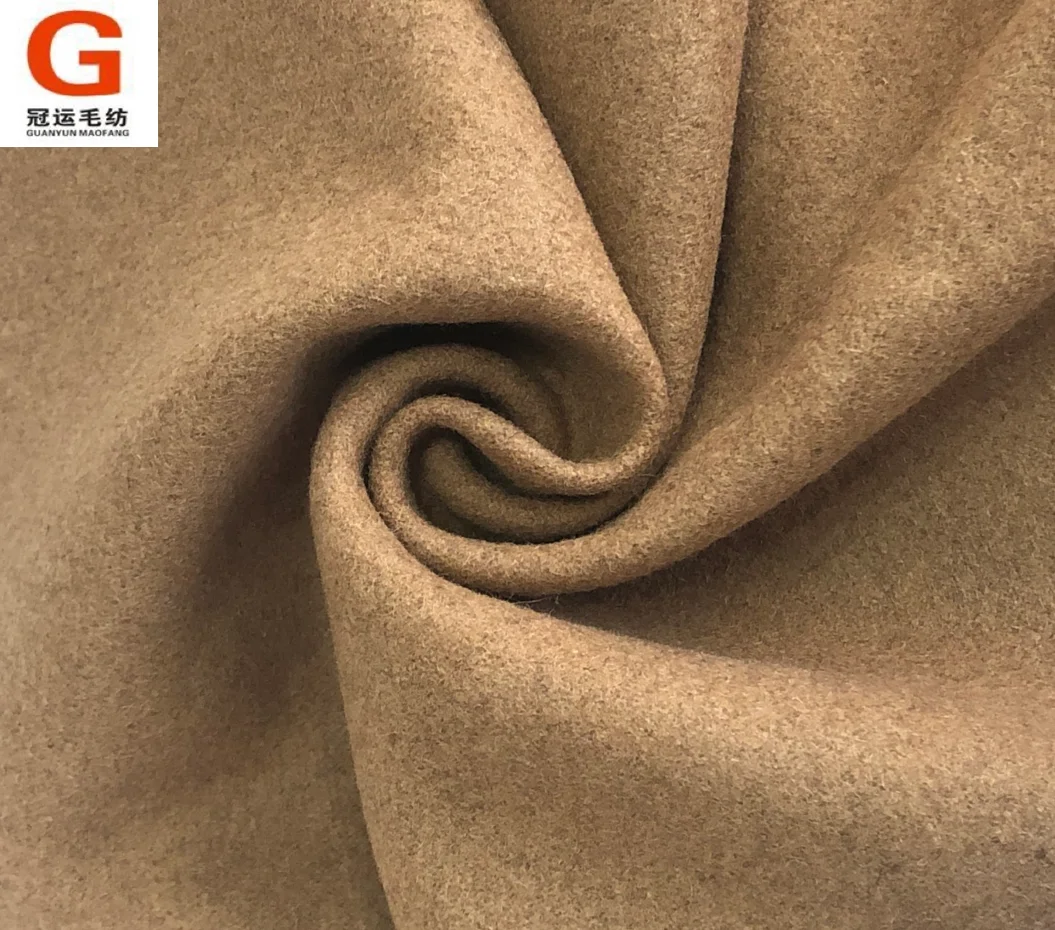 High quality 50% melton wool jaket man double-faced sheep wool fabric