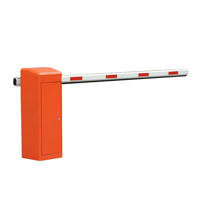 BC6050 140W 5S DC motor folding arm fence card reader access solar powered gate opener parking space barrier gate barrier