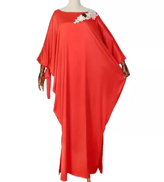 Fashionable  women batik African casual dress short sleeve knee length dress