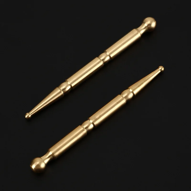 Copper Trigger Point Massage Pen Face Eye Ear Massage Tool Acupuncture Probe Reflexology Pain
