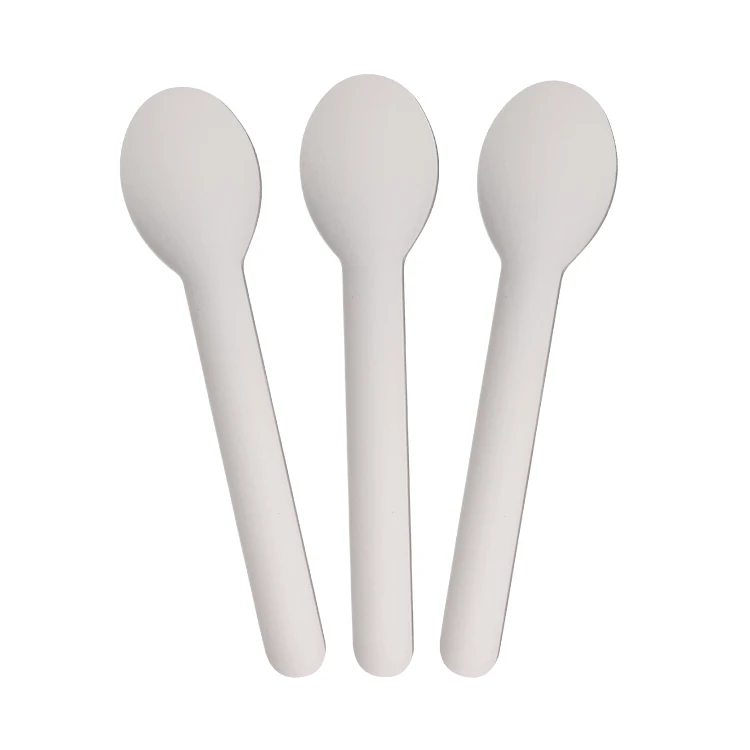 User-friendly disposable cutlery compostable small biodegradable ice cream spoon