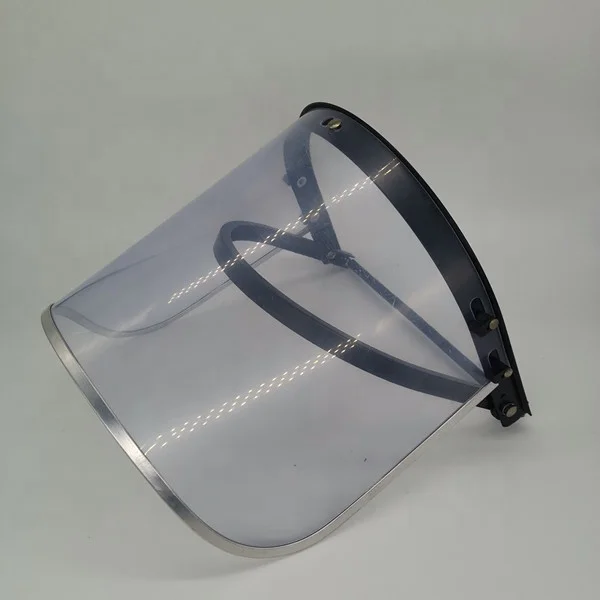 CE en 166  transparent polycarbonate visor face shield PC face screen shield