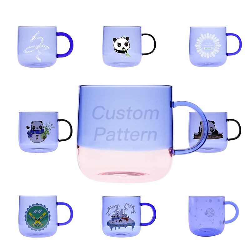 Custom cup Best sell customizable drinkware reusable espresso coffee cups tea glass cup drinking glass mug clear