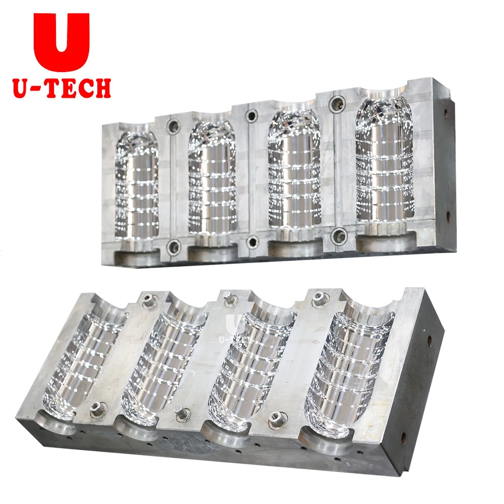 High quality SS P20 Aluminum 330ml 500ml 1L 2L Plastic Water Juice PET Bottle Stretch Blowing Mould