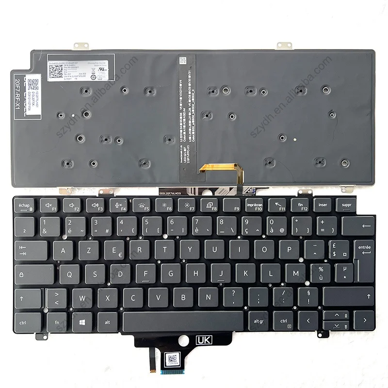 Original New French FR Laptop Keyboard With Backlight For DELL Latitude 5420 5421 5430 5431 7420 7430 7520 7530 0H4DDJ