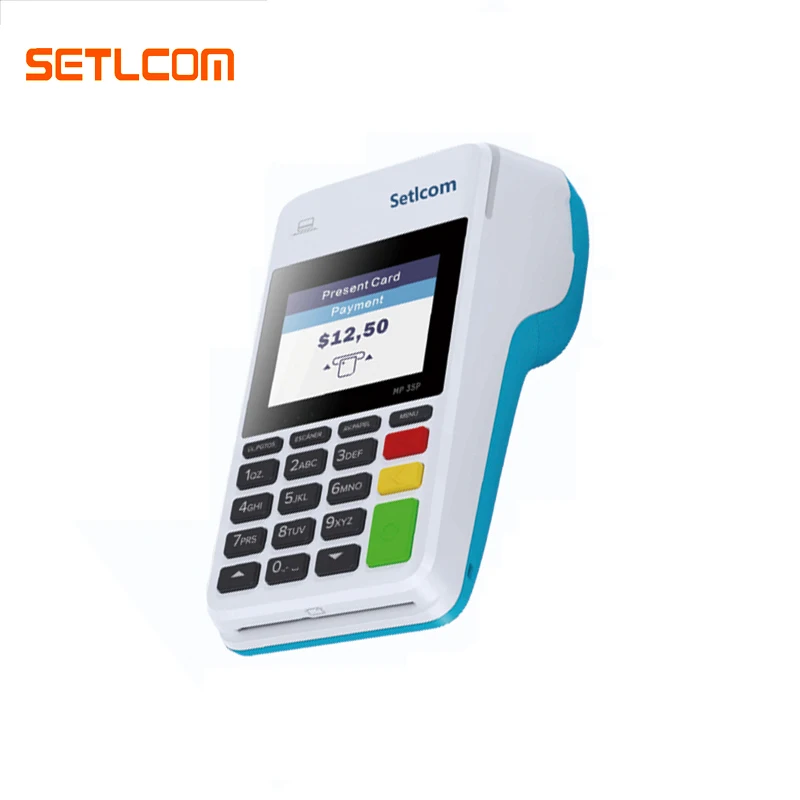  SETLCOM MP35P Android 5.0 mobile NFC IC/credit card reader Printer billing machine portable pos