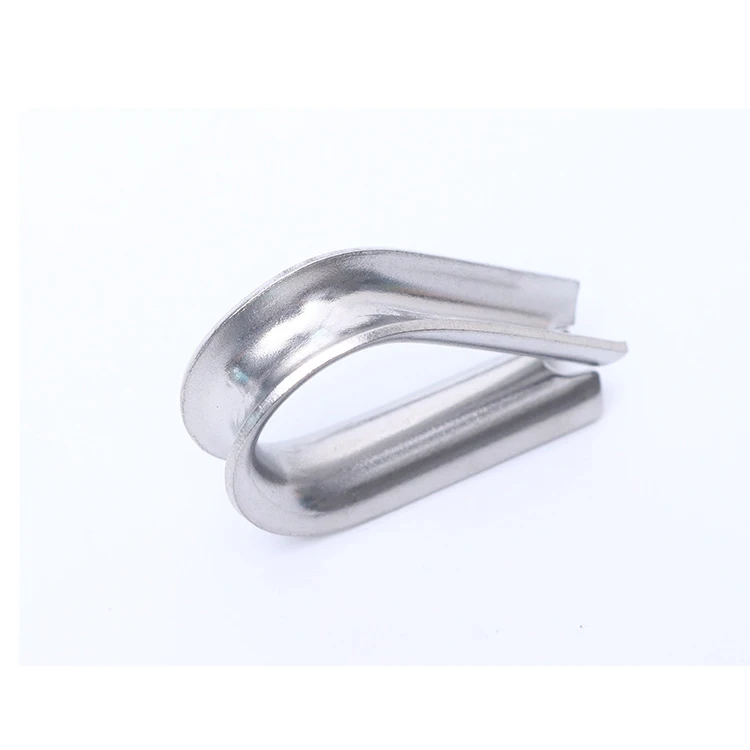 High Quality Rigging SS304 316 US Type G411 Wire Rope Stainless Steel Thimble
