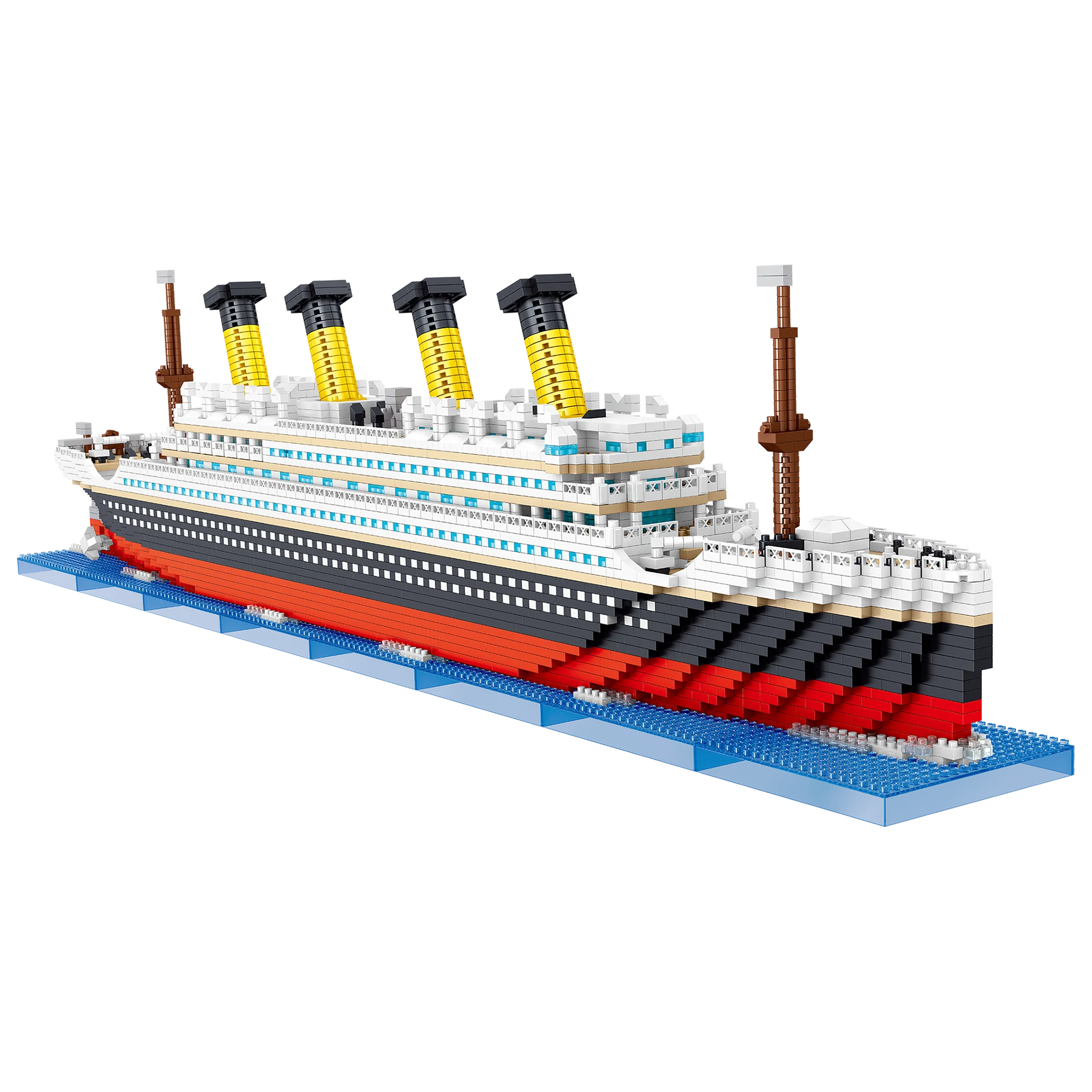 Titanic Brick Building Toy Set 4404pcs mini block stem toy education street view block toy